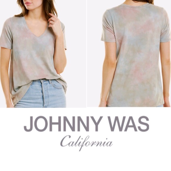Johnny Was Tops - JOHNNY WAS Calme Tie-Dye Sling T-Shirt